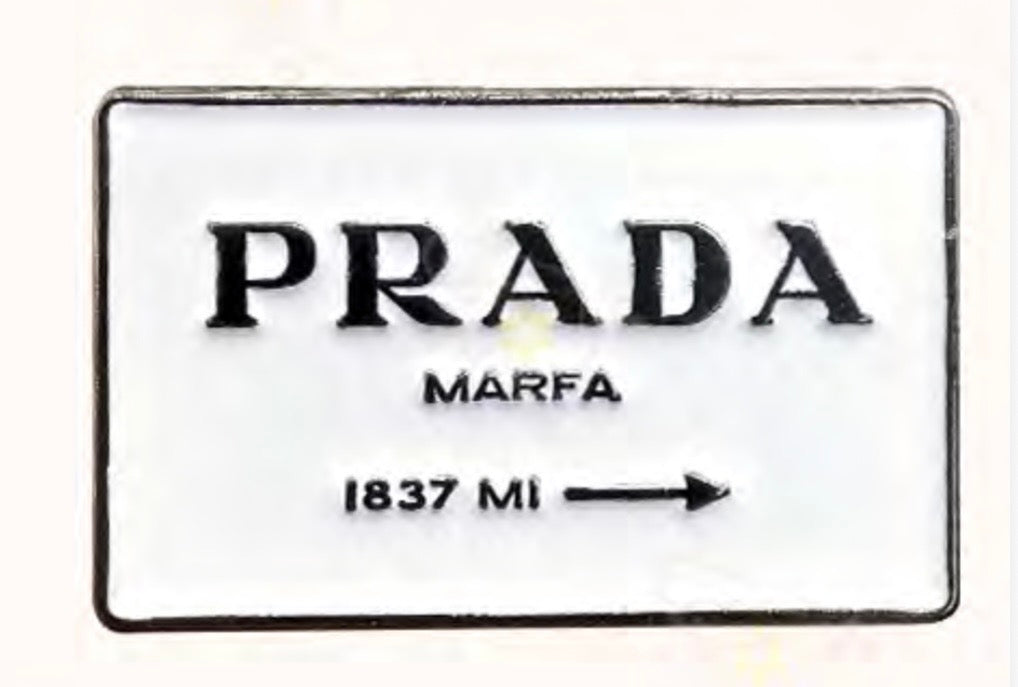 PRADA metal sticker