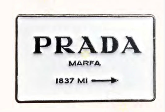 PRADA metal sticker