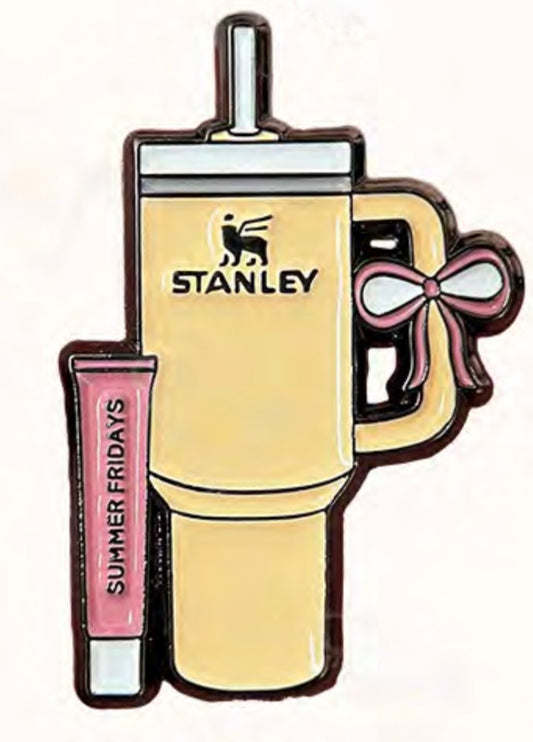 Stanley and summer Friday's metal sticker