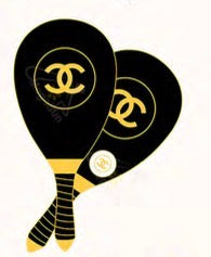 Chanel metal sticker