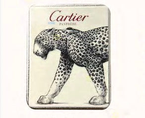 Cartier metal sticker