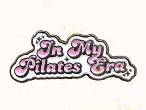in my pilates era metal sticker
