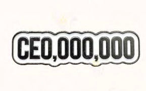 ceo metal sticker